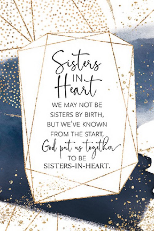 Plaque-Heaven Sent-Sisters In Heart (6 x 9)