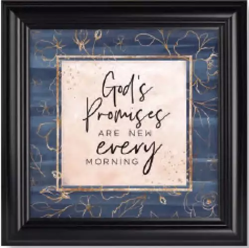 Plaque-Heaven Sent-God's Promises Are New (10 x 10)