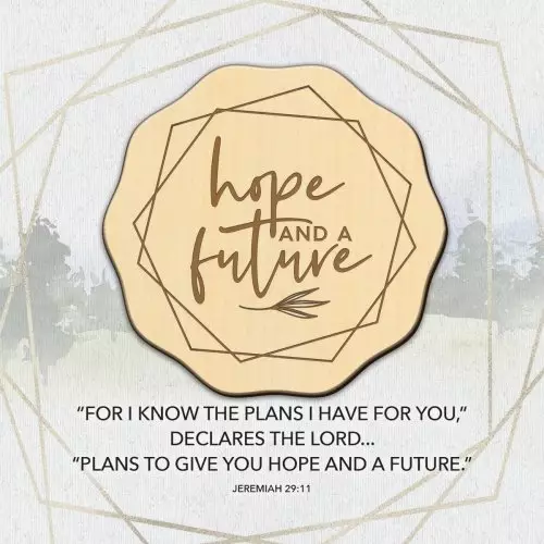 Plaque-Meadow Wood-Hope And A Future (6 x 6)