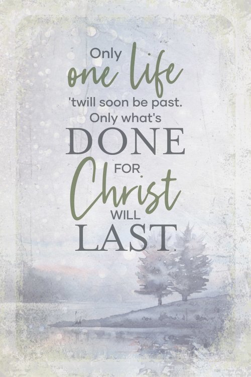 Plaque-Joyful Living-Only One Life (6 x 9)