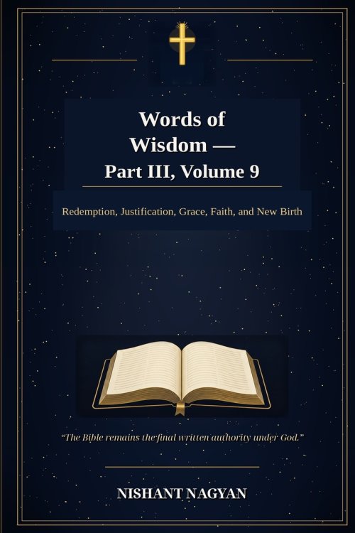 Words of Wisdom - Part III, Volume 9: Redemption, Justification, Grace, Faith, and New Birth