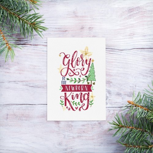 Newborn King Mini Card