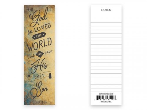 Bookmark-For God So Loved (John 3:16) (Pack Of 25)