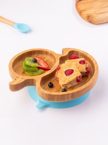 Bamboo Duck Suction Plate - Blue