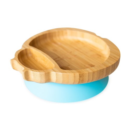 Bamboo Ladybird Suction Plate - Blue