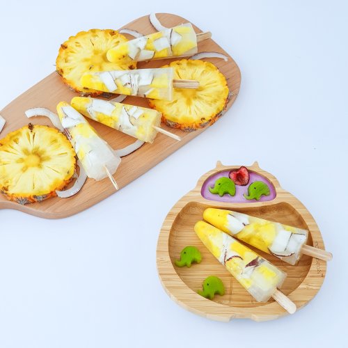 Bamboo Ladybird Suction Plate - Blue