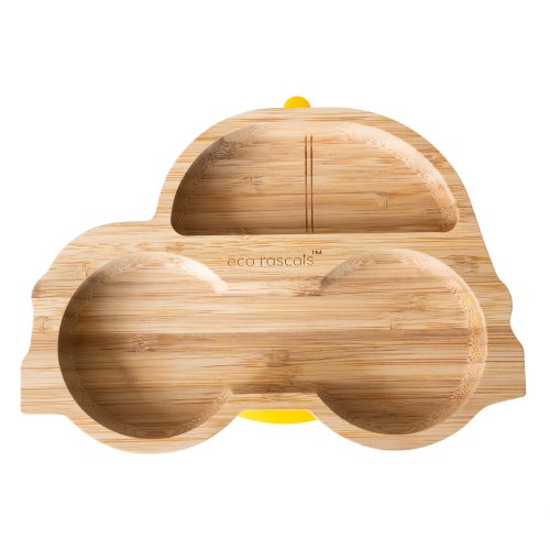 Bamboo Car Suction Plate - Yellow