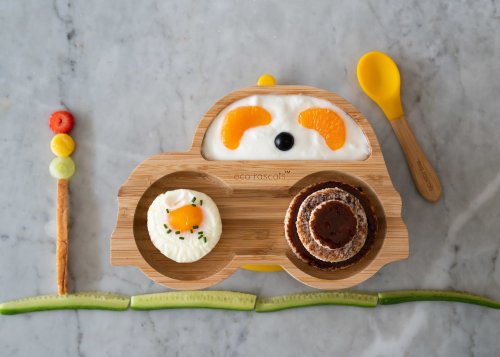 Bamboo Car Suction Plate - Yellow