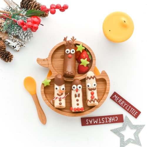 Bamboo Duck Suction Plate - Yellow