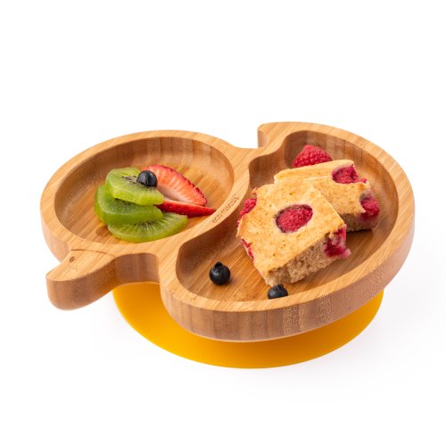 Bamboo Duck Suction Plate - Yellow