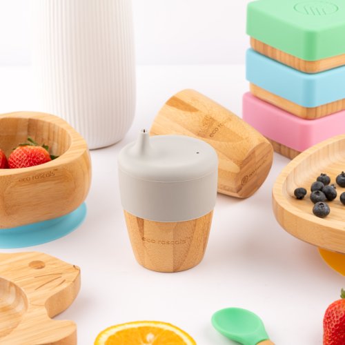 Bamboo Sippy Cup - Grey