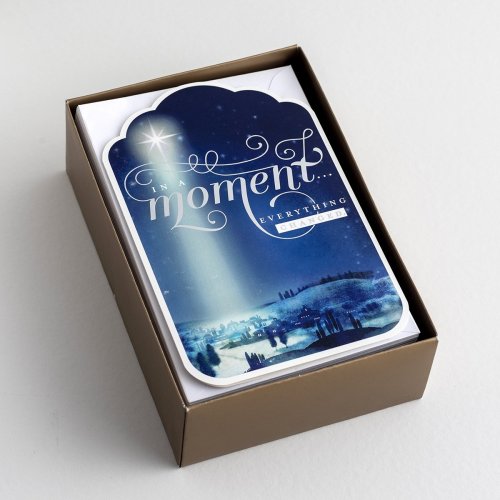 Christmas Boxed Cards: In A Moment (Pack of 50)