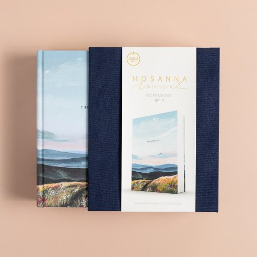 CSB Notetaking Bible, Hosanna Revival Edition, Roan Mountain Cloth Over Board