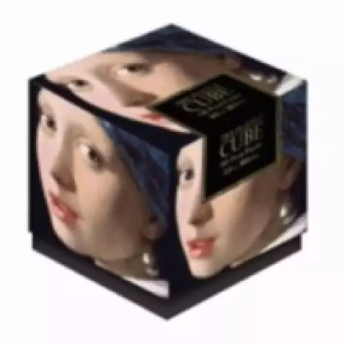 100 Pc Cube Jigsaw - Vermeer Girl With Pearl Earring