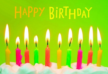 Birthday - Simply Bright - 12 Boxed Cards
