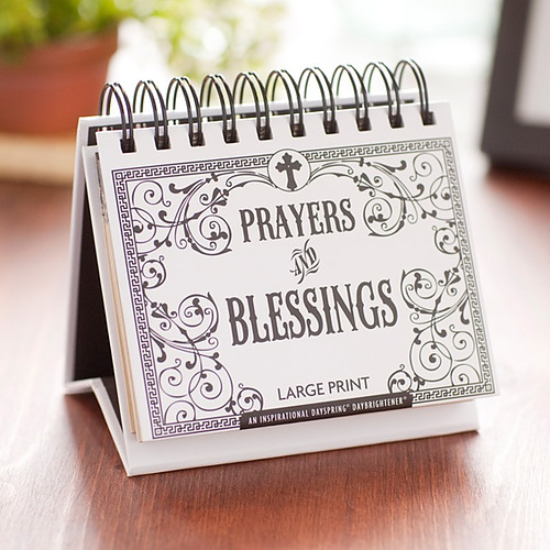 Prayers and Blessings Large Print Perpetual Calendar