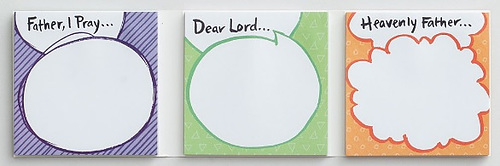 Sticky Note Set-Sticky Prayers: Stick A Prayer Anywhere!