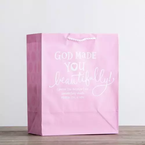 God Made You Beautifully - Large Gift Bag
