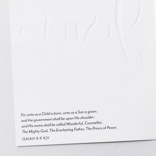 Names of Jesus Christian Christmas Cards Box of 18