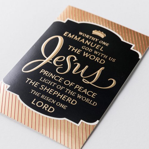 Names of Jesus Christian Christmas Cards Box of 18