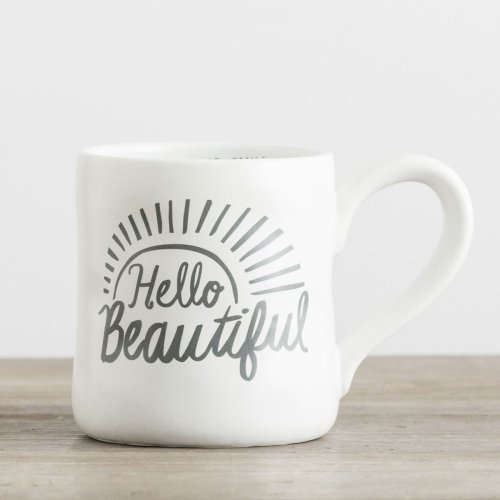 Hello Beautiful - Hand-Thrown Mug