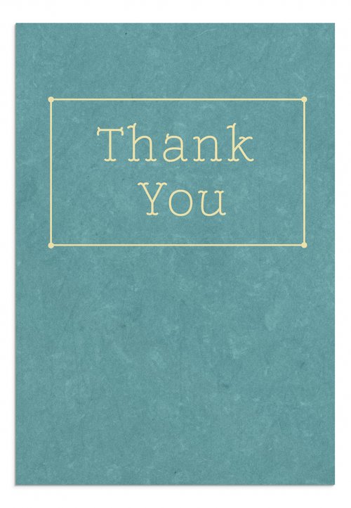 Thank You - Simply Stated - 12 Boxed Cards