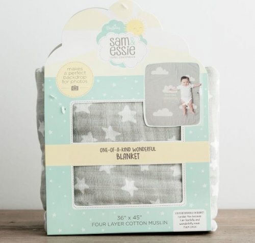 Sam & Essie - One-of-a-Kind Wonderful - Muslin Baby Blanket