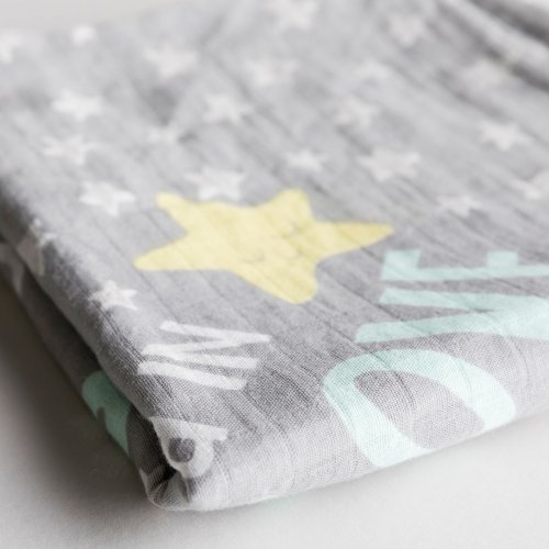 Sam & Essie - Wrapped in God's Love - Muslin Swaddle Blanket with Door Hanger