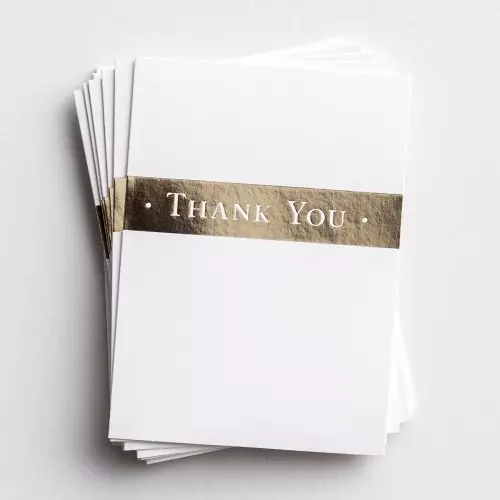 Thank You - The Lord Bless You - 10 Premium Note Cards - Blank