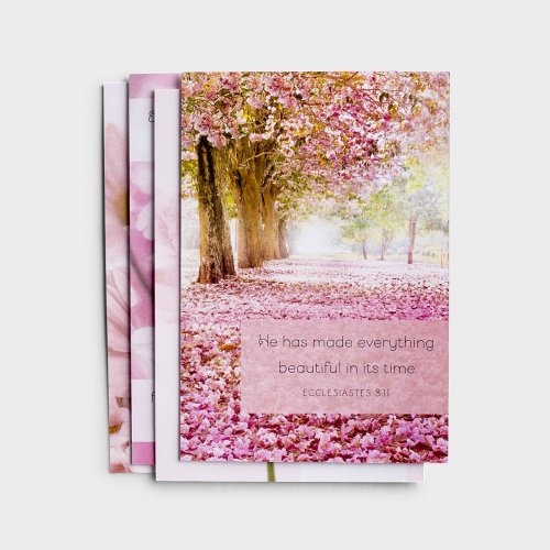 Birthday - Pretty Pinks - 12 Boxed Cards