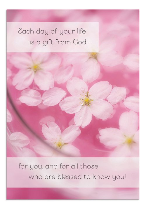 Birthday - Pretty Pinks - 12 Boxed Cards