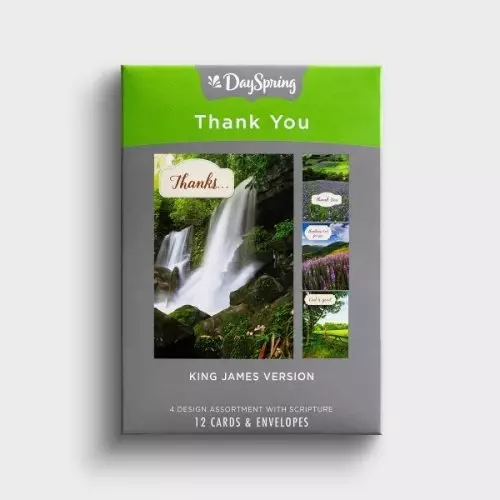 Thank You - Landscapes - 12 Boxed Cards, KJV