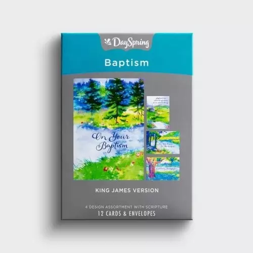 Baptism - Step of Faith - 12 Boxed Cards, KJV