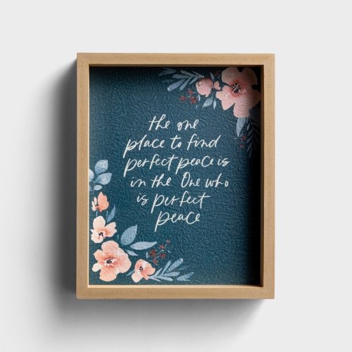 Perfect Peace - Framed Tabletop & Wall Art