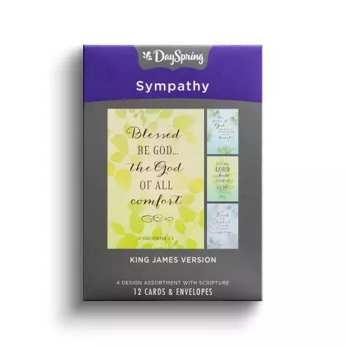 Sympathy - Thoughts & Prayers - 12 Boxed Cards