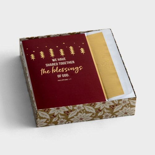 Blessings of God Box of 18 Christmas Cards