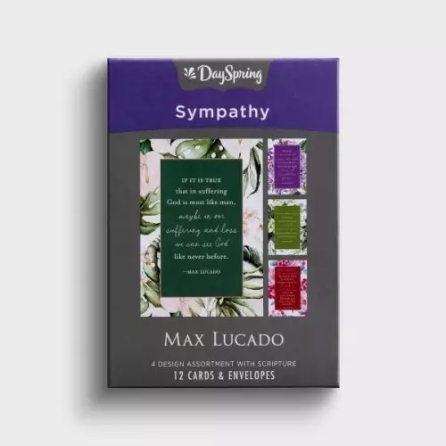 Max Lucado With Sympathy Box of 12 Cards