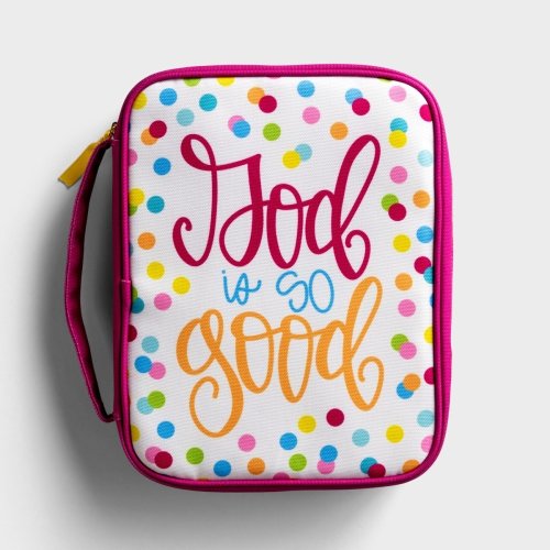 Large God is So Good Polka Dot Bible Cover