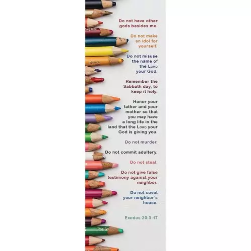 Bookmark-10 Commandments For Kids (Pack Of 25)