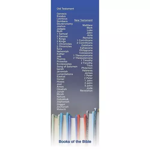 Bookmark-Books Of The Bible For Kids (Pack Of 25)