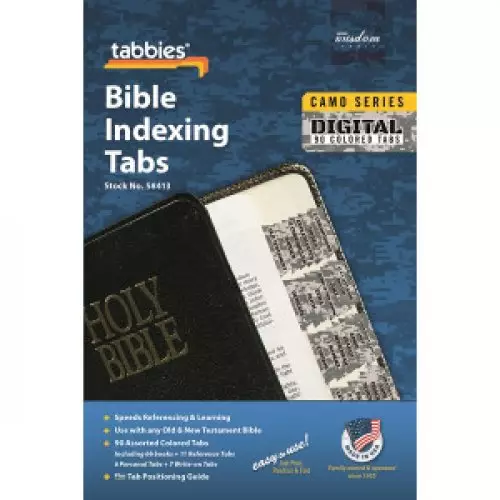Bible Index Tabs Camo 'Digital'