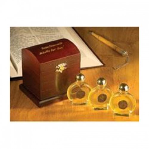 Anointing Oil-Precious Treasures Wood Box W/3 Oils (#8233)