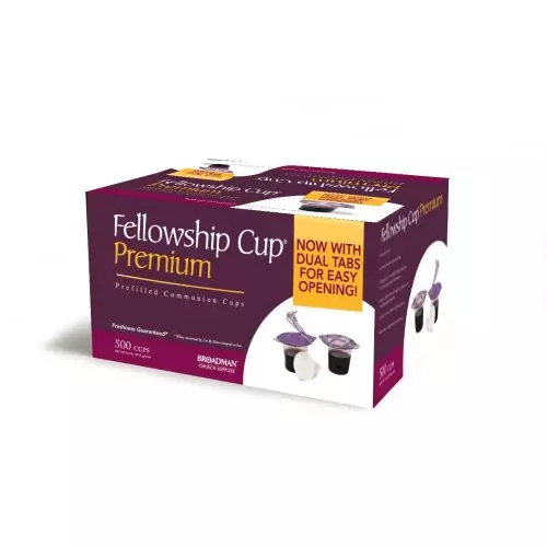 Premium Fellowship Cup - Box of 500 (Prefilled Juice/Wafer)