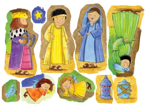 Sticker Advent Calendar-Magnificent Manger (11 x 14)