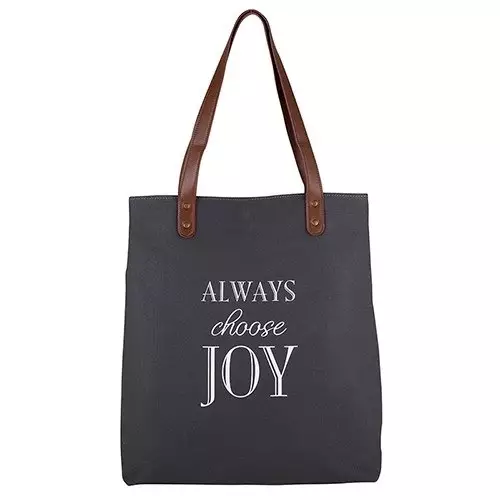 Tote Bag-Always Choose Joy (13.5"" X 16"" W/3"" Gusset)-Canvas