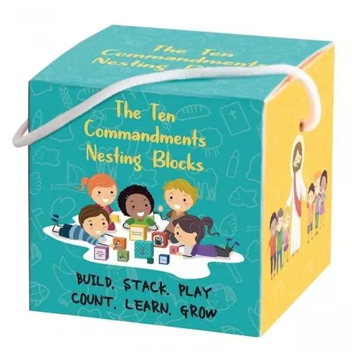 Nesting Blocks-Ten Commandments (10 Blocks)