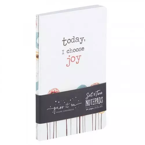 Notebook Set-Today I Choose Joy (Set Of 2)