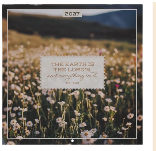 2027 Calendar LG The Earth Is The Lord's Ps. 24:1