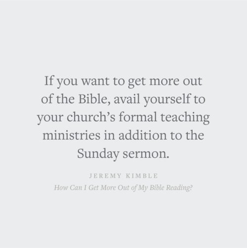 How Can I Get More out of My Bible Reading?