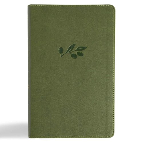 CSB Single-Column Personal Size Reference Bible, Olive